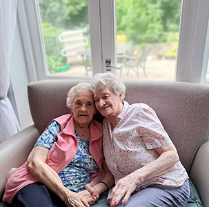 Moving to a care home offers companionship