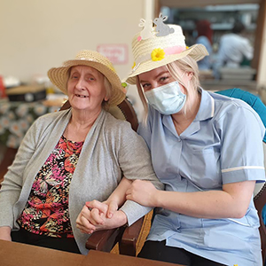 Easter bonnets at Stanton Court